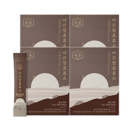 바른 발효 효소 100% 국내산 통곡물 효소식품, 90g, 4박스 100% Domestic Whole Grain Fermented Enzyme Supplement, 90g, 4 Boxes