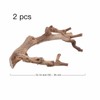 YZHZOM 2pcs Natural Reptile Wood Branches Snake Climbing Branch Branches