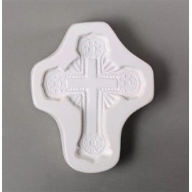 Frit Cast Mold LF155 ORNATE CROSS MOLD for Glass Frit Mold for Glass Casting