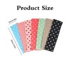 7 Pack Polka Dot Headband Set, Multi Color Non-Slip Elastic
