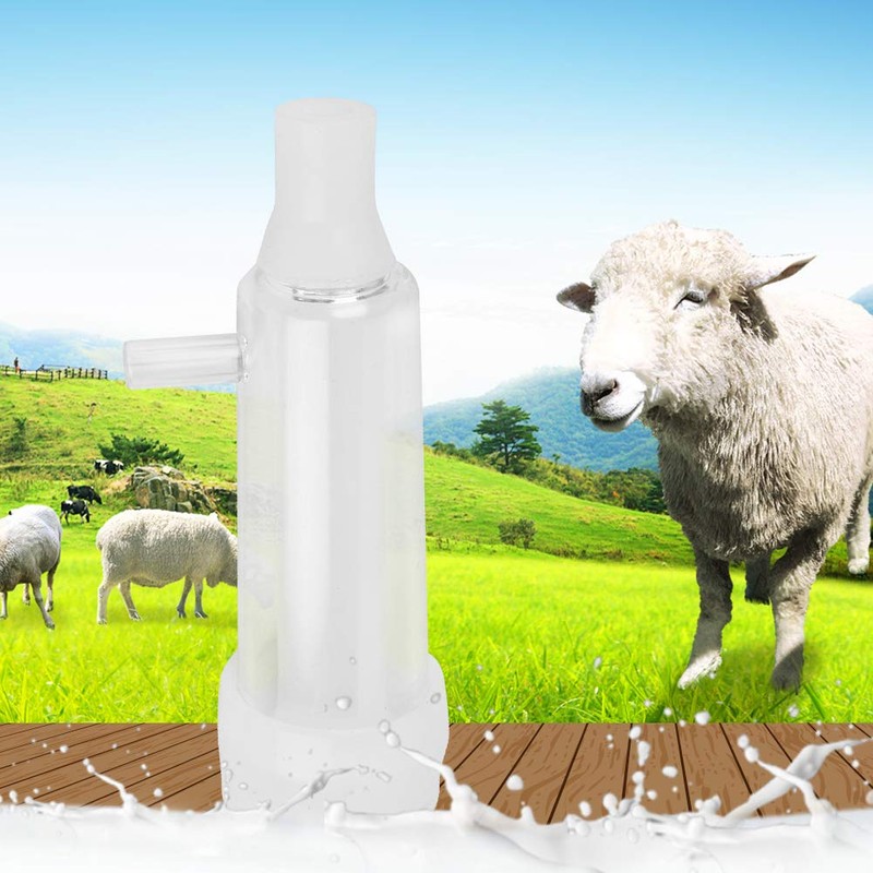 AUNMAS White Milking Tool, 15.5 x 5 cm Goat Use