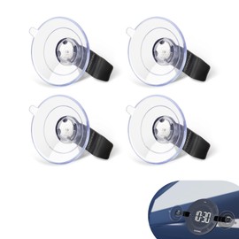 NEWZEROL 2 Pairs of Suction Cups with Magnet Compatible with OOONO 3/2/1, Easy to Install and Remove, Reusable, Heat-Resistant, Stable and Durable Accessory for the Windscreen