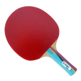 GEWO Table Tennis Bat SMASH - ITTF Approved All-Round Racket for Children, Competition Complete Racket with Controlled Thunderball 2 Rubber and High Rotation Properties, Conave, 2.0 mm Sponge