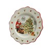 Ceramic Christmas Plate 26 cm Dolomite with Santa Claus Christmas