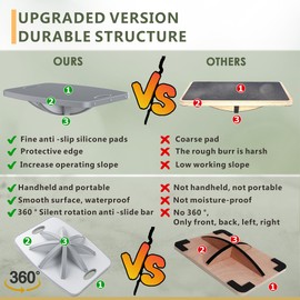 360-Degree Rotating Wooden Non-Slip Balance Board, Wobble Board, Balance Board for Children, Used for Physical Therapy and Fitness Exercises, Under-Desk Balance Board, Balance Mat, Balance Trainer