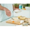 Fiskars Käsemesser, Gesamtlänge: 24 cm, Qualitätsstahl/Kunststoff, Weiß, Functional Form, 1015987