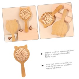 TOVINANNA Ergonomic Hair Brush for Women Detangler Hair Styling Comb Bamboo Comb Dry Hair Brush Scalp Brush