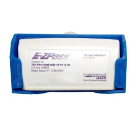 FREE THOUGHT DESIGNS Toll Transponder Holder for New I-Pass and EZ Pass 3 Point Mount (1 Pack)- BLUE