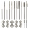 Stone Carving Set Hakkin 21Pcs Diamond Grinding Bit Set Diamond