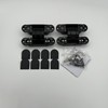 TRENDY 3D Adjustable Concealed Door Hinges, Heavy Duty (Satin Black)