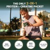 Proteína de Suero Aislada con Creatina Sobres Individuales para Viaje
