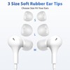 iMangoo USB C Headphones Wired Earbuds 90° Angled for Apple