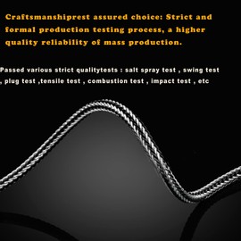 FEDAI Replacement Cable 24 Core Upgrade Silver Plated Earphone Cable, MMCX Upgrade Extension Cable for TIN Audio T2 T3 UE900s SE215 SE425 BGVP Earphones (2.5mm, MMCX)