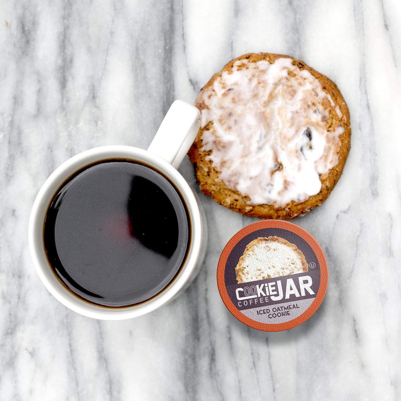 Cookie Jar Coffee Iced Oatmeal Flavored Coffee, Recyclable Pods, 2.0