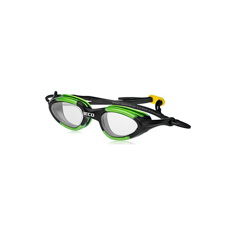 BECO 9931 Unibody Schwimmbrille Farblish, Farblich sortiert (rot, hellblau/dunkelblau, gelb/blau,