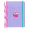 Sunstar Stationery S2641828 Notebook Ring, A6 PARTY TIME Cupcake