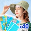 (40 pieces) Attached Ice Cool Patch Cooling Patch Cooling Patch Cooling Sheet fever patch 2ea