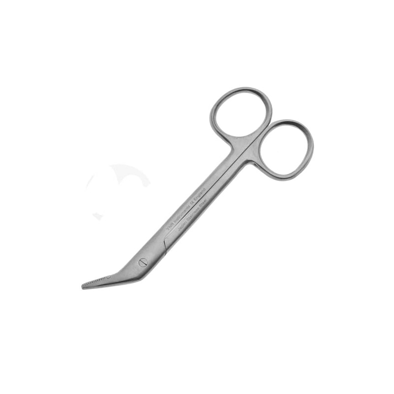Professional Serrated Curved Wire Cutting Scissors, Dental Surgical Instruments, 12cm,