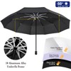 XLINGZA UPF 50+ Beach Umbrella with Adjustable Universal Clamp