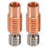 2Pcs Nozzle Throat Heat Break Heatbreak Tube Threaded 3D Printer