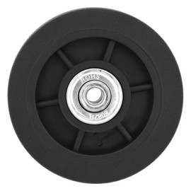 Ohio Travel Bag Wheel w/Ball Bearing, 68mm, Black, Plastic, L-3389