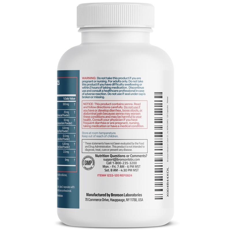 Bronson Advance Colon Cleanse Premium Cleanse & Detox Formula with