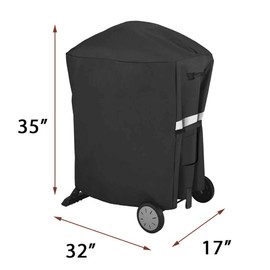 QuliMetal 7113 Grill Cover for Weber Q1000 Q1200 Q2000 Q2200 Q2400 Series Gas Grills