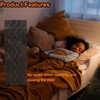4Pcs 8 Inch Continuous & Piano Hinges, Black Stainless Steel