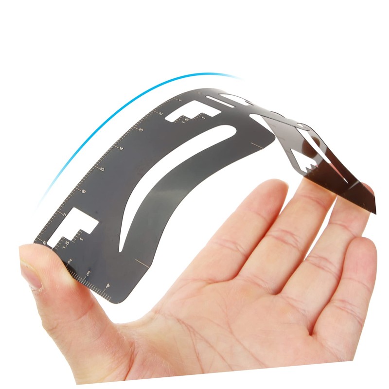 Beavorty 5sets Eyebrow Tint Shaping Tool Stencil Kit Ruler for