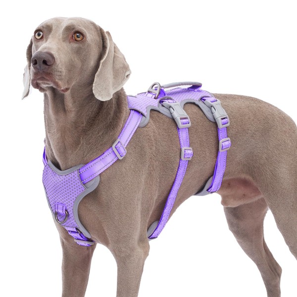 Huntboo Escape Proof Dog Harness,No Pull Reflective Harness with Lift