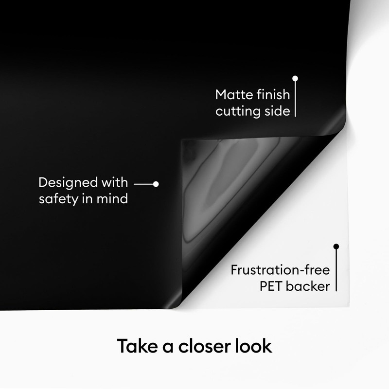 Cricut Value Permanent Vinyl, Matte Silver (12in x 20ft Roll)