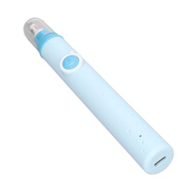 Electric Eraser Rechargeable, Blue Pen Shaped Ergonomic Design Efficient Erase Auto Eraser for Sketch