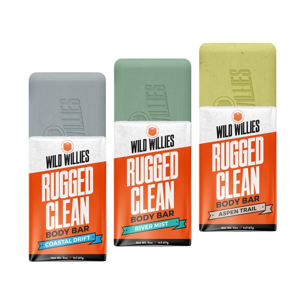 Wild Willies Moisturizing Mens Bar Soap - Bath Soaps with