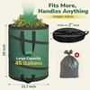 GreatBuddy Collapsible Trash Can 45 Gallon 2 Pack, Pop Up