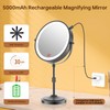 Erlingeryi 9" Magnifying Mirror with Lights 20X, Height Adjustable Lighted