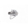 BOOK CASE PEG SHELF SUPPORT CLEAR PLASTIC PEG METAL PIN STUD 5MM ( pack of 48 )