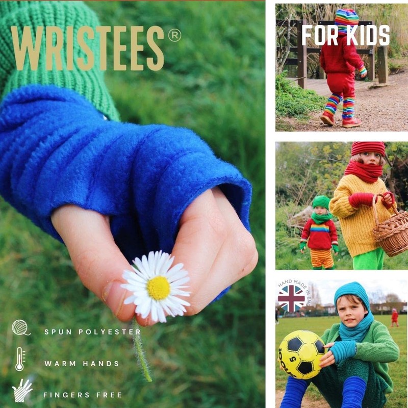 Anna Falcke Wristee® Junior (7-11 yrs) Kids Fingerless Gloves |