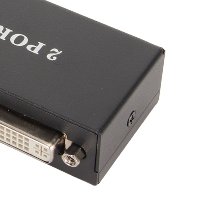 1x2 DVI Splitter 1 in 2 Out Support Resolution Up
