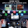 LONHEO Car Wireless Adapter, 2-in-1 CarPlay Android Dual System Dongle