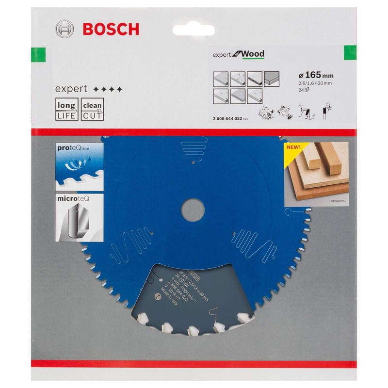 Bosch Professional 1x Expert for Wood Circular Saw Blade (Wood,
