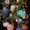 NOMA Solar Mandarin Lantern, Small Oval with Tassels, 20 cm