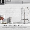 STICKGOO 100-Pieces Peel and Stick Backsplash, 3" x 6" PVC