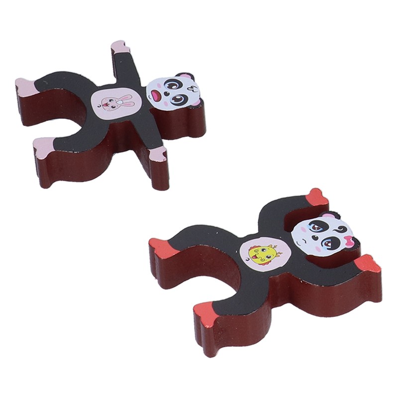 Wooden Stacking Games Toddler Children Interlock Balancing Blocks Educational ToyPanda