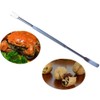 ANNIUP 4PCS Stainless Steel Seafood Fruit Forks,Olive Seafood Crab Lobster