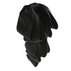 VINGTAINE H-964-BK Ruffled Ribbon, Top Ribbon, Banana Clip (Basic), Satin-style,