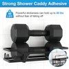 Upgraded Shower Caddy Adhesive Replacement,Strong Adhesive Hooks for Shower Caddy,
