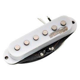 Wilkinson M Series High Output Alnico 5 Strat Single Coil Bridge Pickup for Stratocaster Electric Guitar, White