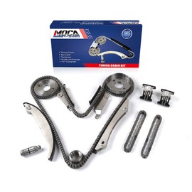 MOCA Timing Chain Kit with Tensioner for 02-06 Concorde & Sebring 300 & 05-07 Dodge Magnum Stratus 2.7L V6 DOHC 24V EER Vin Code R - NGC Cam Gear