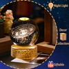 Arikyrist 3.15" Crystal 3D Solar System Ball Warm Night Light