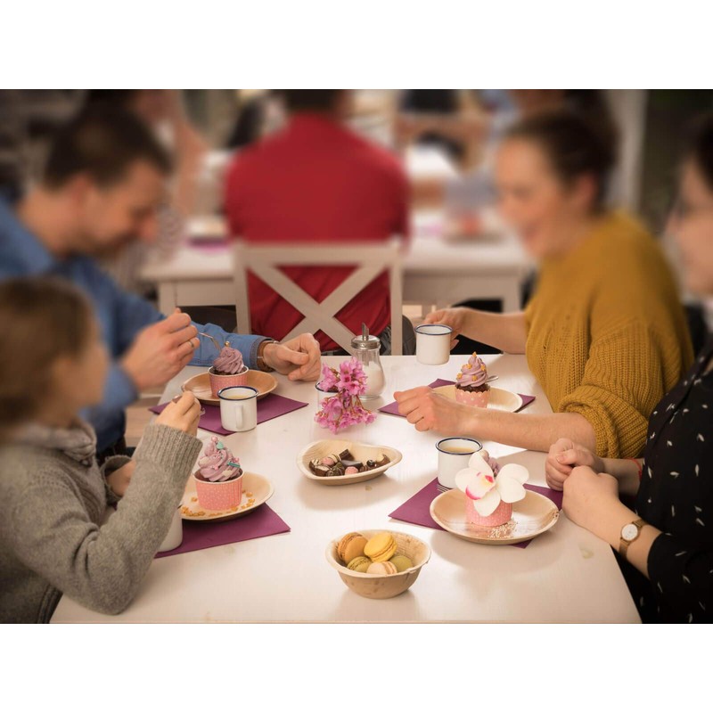 Waipur Organic Palm Leaf Plates - Round Plates in Five